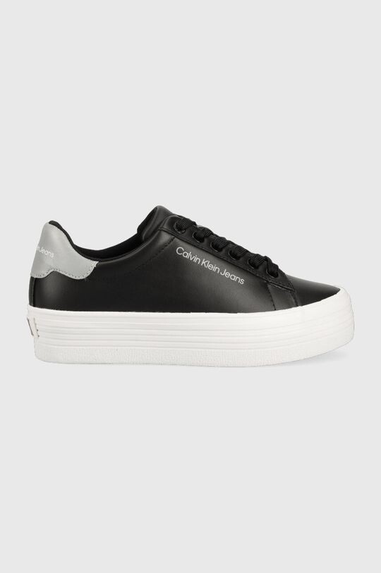 

Кожаные кроссовки VULC FLATFORM LACEUP Calvin Klein Jeans, черный