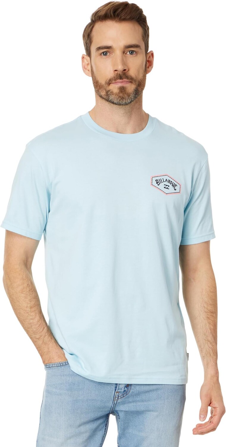 

Футболка Exit Arch с короткими рукавами и графическим рисунком Billabong, цвет Coastal Blue