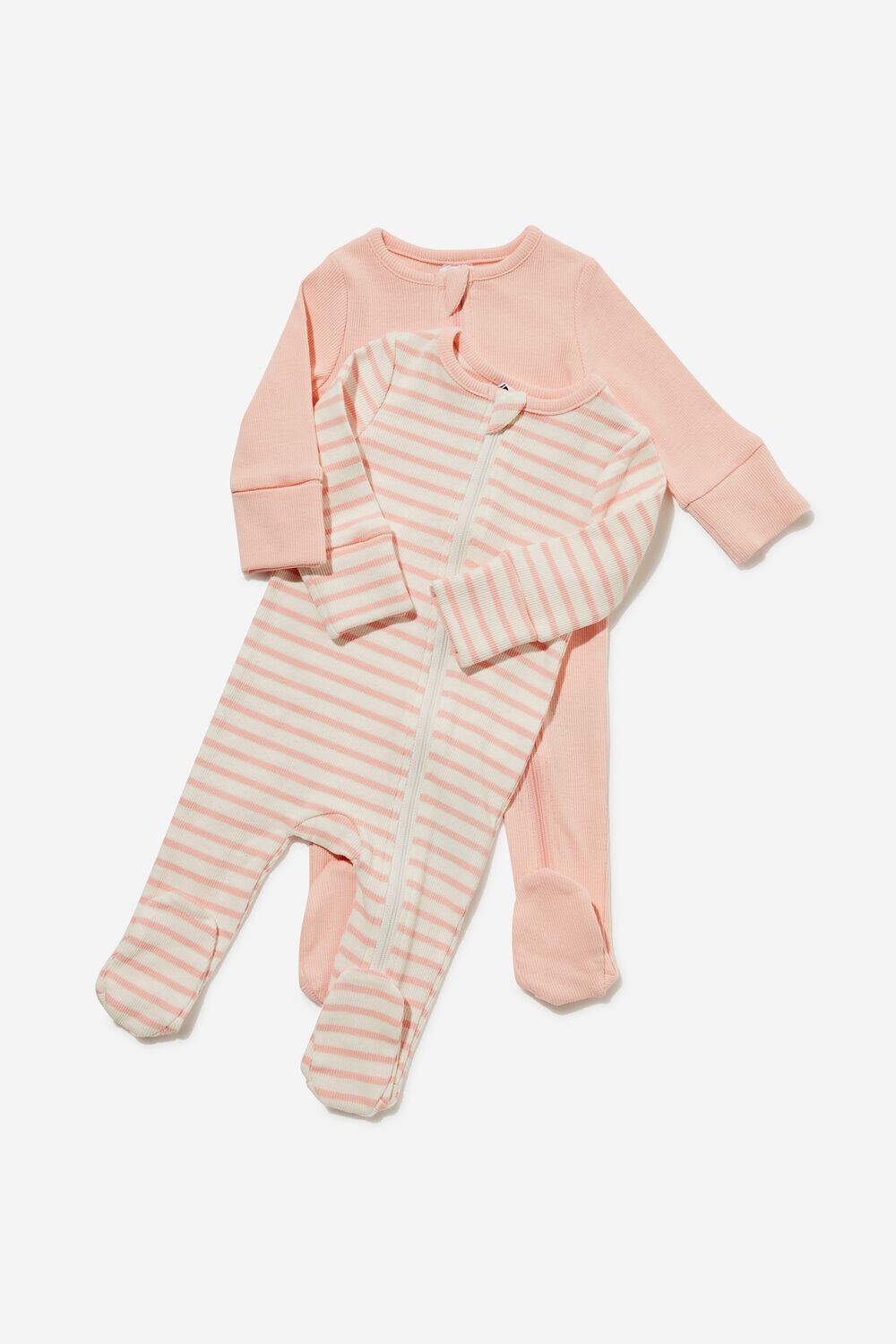 

Комплект из 2 комбинезонов Essentials на молнии США Cotton On