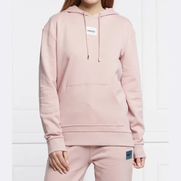 

Толстовка комфортного кроя Dasara silverlabel Hugo, розовый