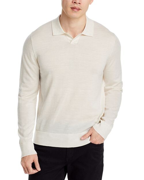 

Свитер Johnny из шерсти мериноса Vince, цвет Ivory/Cream