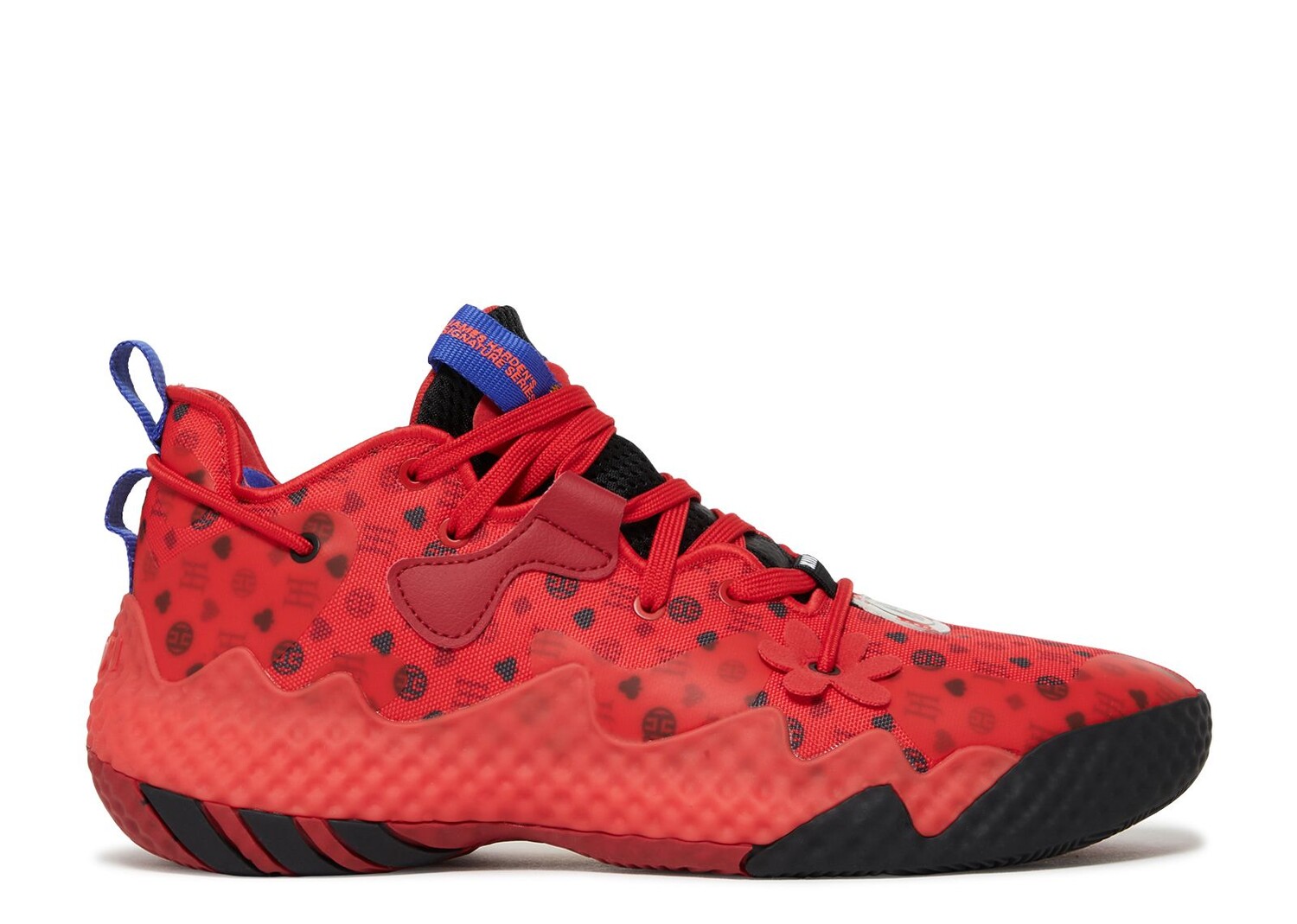 

Кроссовки adidas Harden Vol. 6 'Vivid Red Monogram', красный