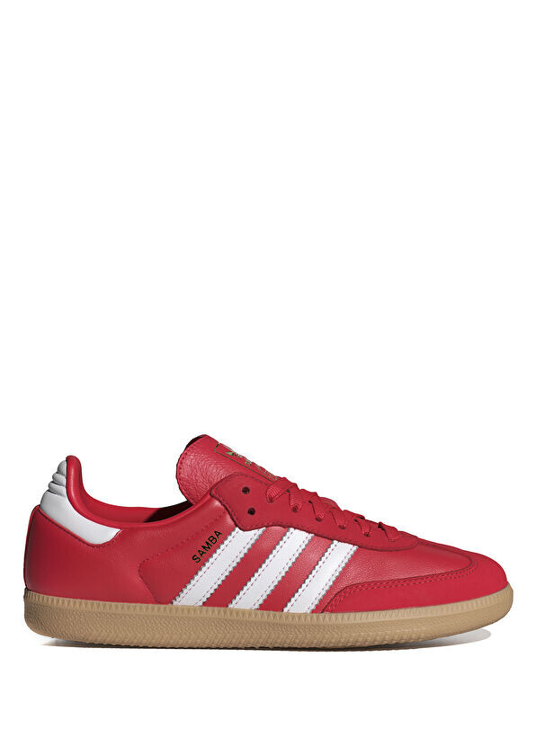 

Женские кожаные кроссовки Samba Adidas, красный