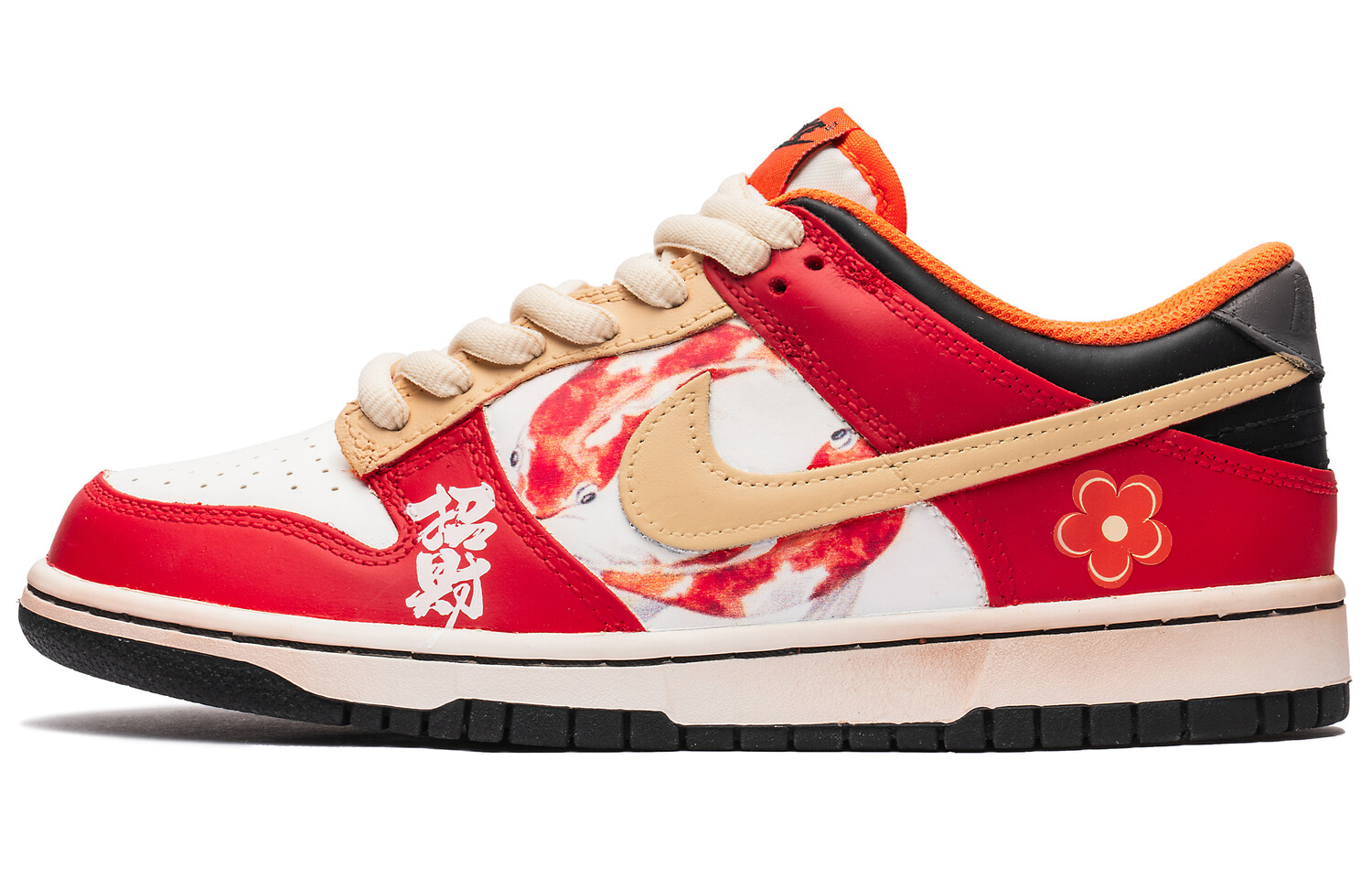 

Кроссовки Nike Dunk Skateboarding Shoes Women's Low-top Red, красный