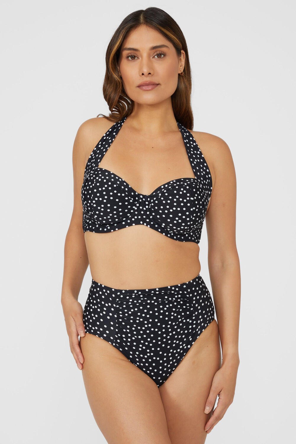 

Верх бикини Gorgeous DD+ Spot Balcony без подушечек Debenhams, мультиколор