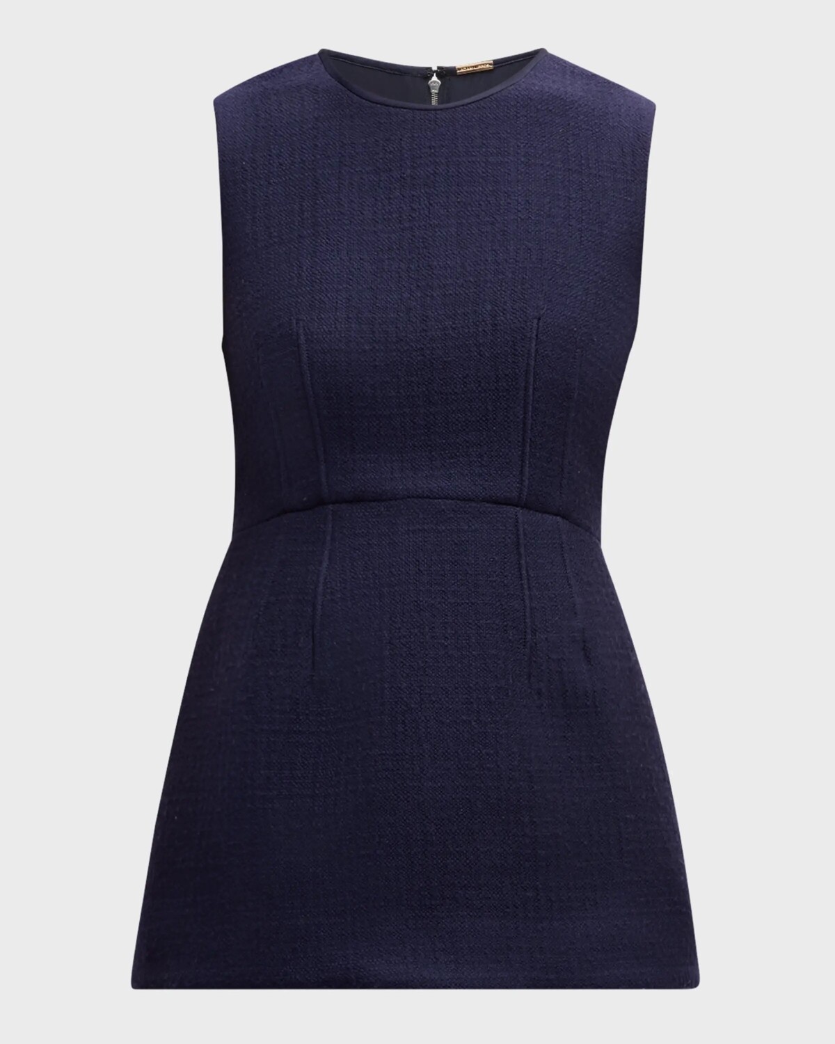 

Топ без рукавов с баской Toile De Laine Adam Lippes, темно-синий