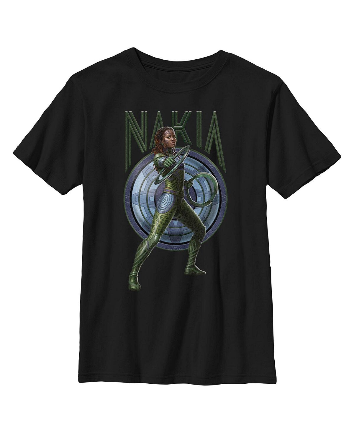 

Детская футболка Black Panther: Wakanda Forever Nakia Shield для мальчиков Marvel