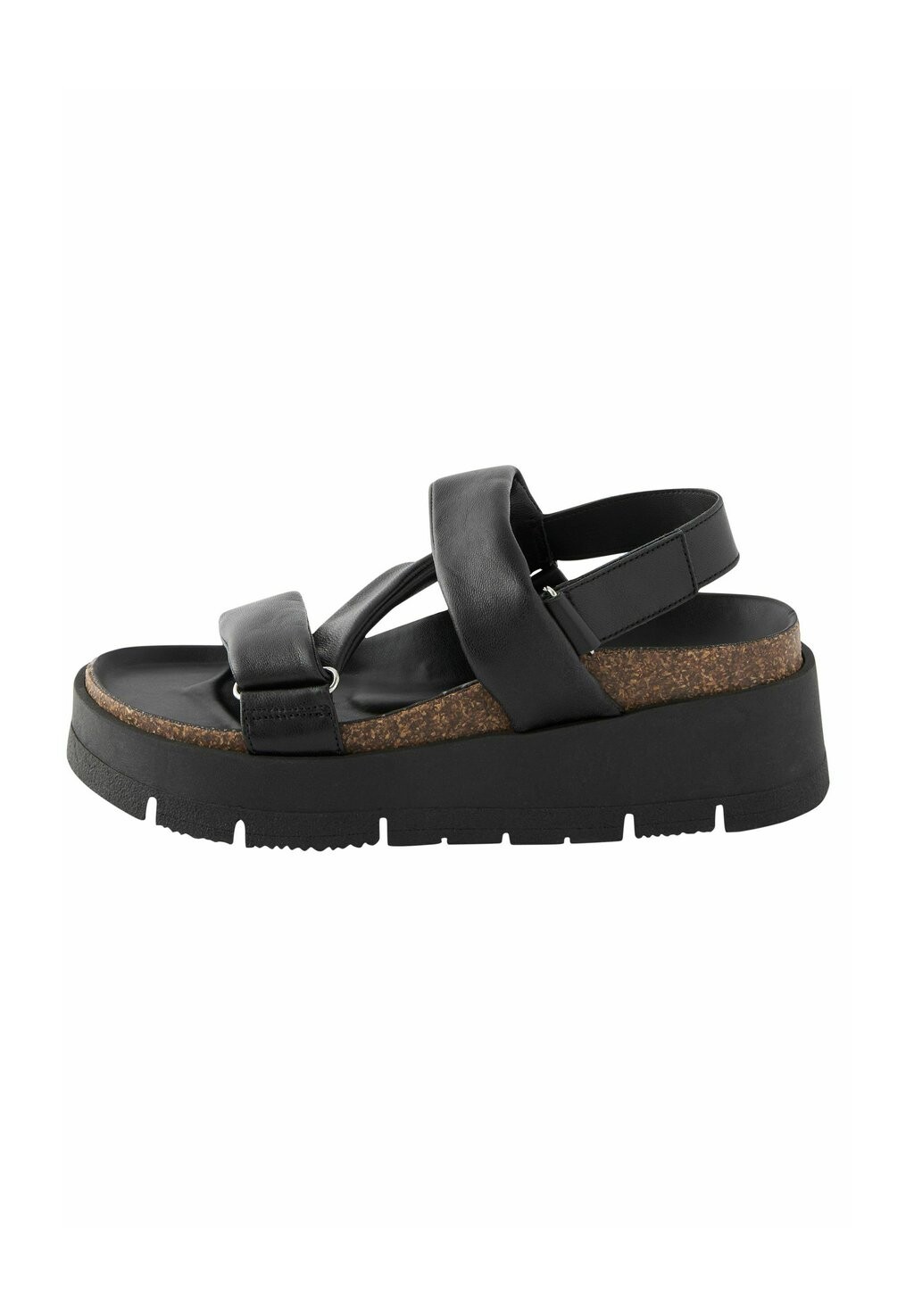 

Босоножки на танкетке SOFT ASYMMETRIC CHUNKY Next, цвет black