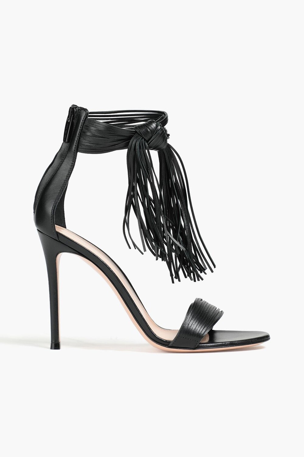 

Босоножки Noelle с бахромой GIANVITO ROSSI, черный