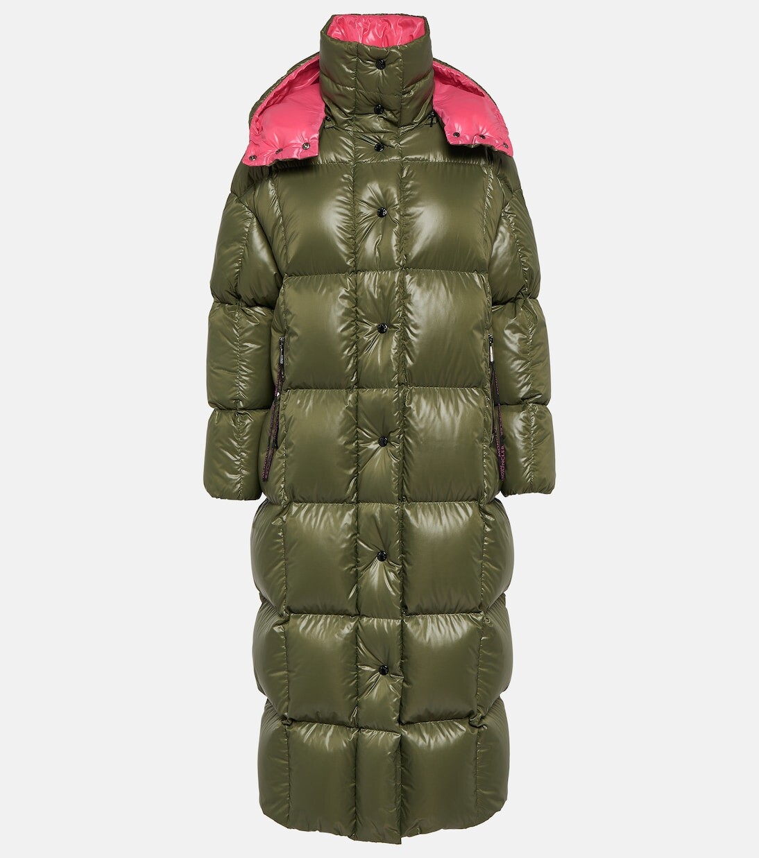 

Пуховик парнаиба Moncler, зеленый