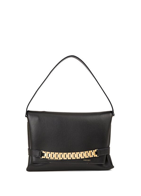 Женская кожаная сумка с черной цепочкой Victoria Beckham сумка кожаная планшет с цепочкой lmr 7789 18