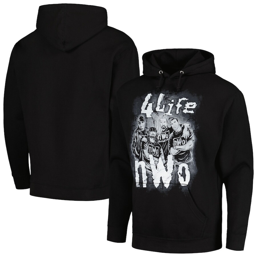 

Пуловер с капюшоном WWE Authentic Nwo, черный