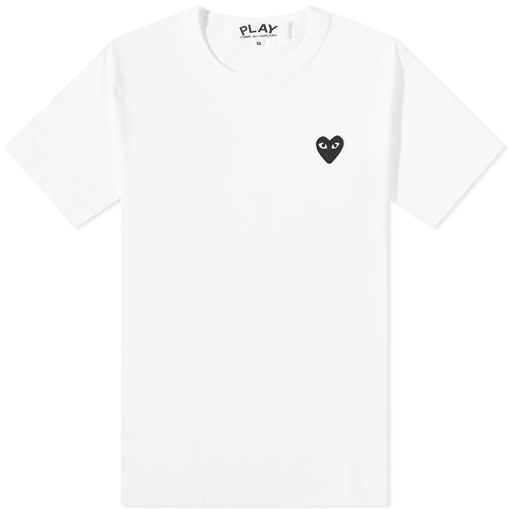 

Футболка Comme des Garcons Play Black Heart, белый/черный