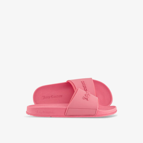 

Резиновые шлепанцы breanna с тисненым логотипом Juicy Couture, розовый