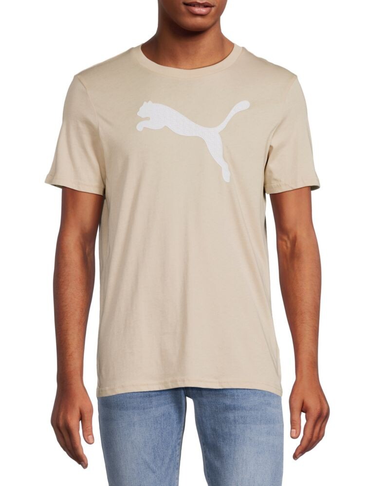 

Футболка с логотипом и графическим рисунком Puma, бежевый