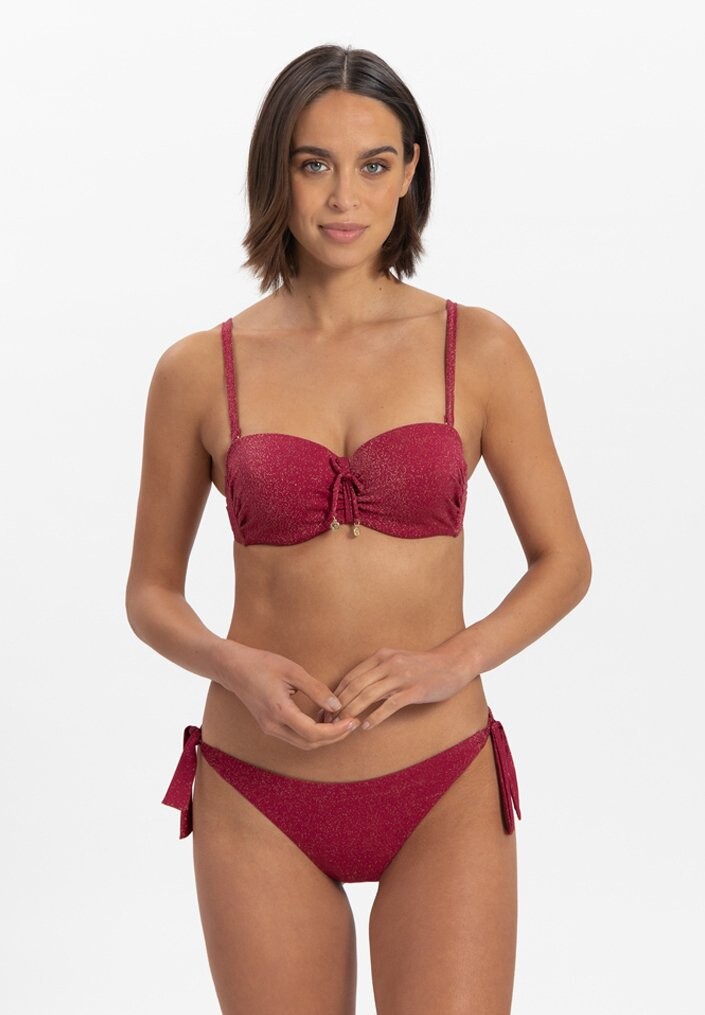 

Верх бикини BANDEAU Cyell, цвет bordeaux rood