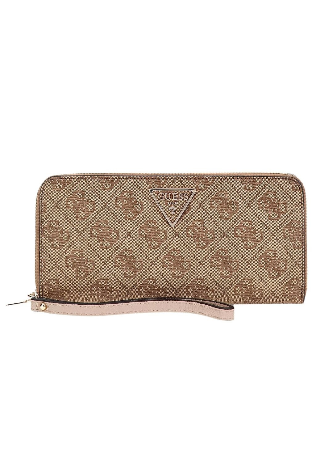 

Кошелек Laurel Mit Reissverschluss Handschlaufe Guess, цвет braun