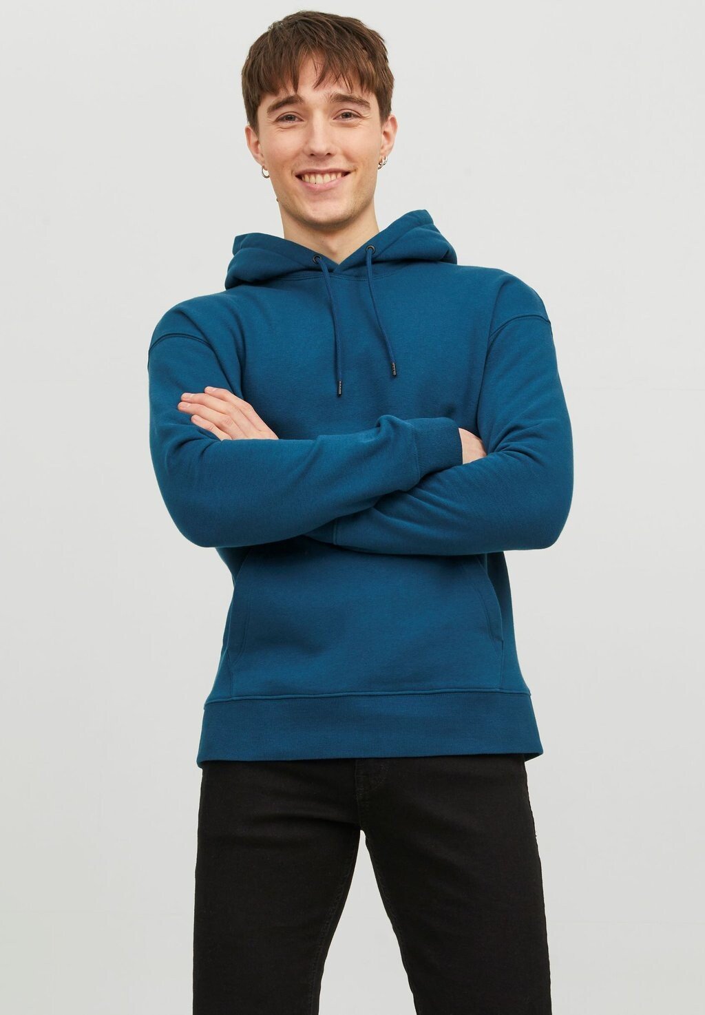 

Толстовка с капюшоном JJESTAR BASIC HOOD Jack & Jones, матросский синий