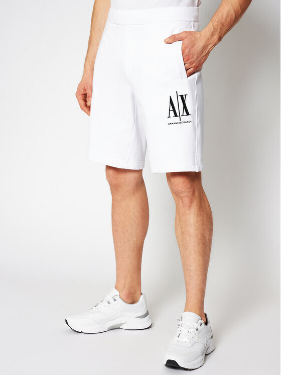 

Спортивные шорты regular fit Armani Exchange, белый