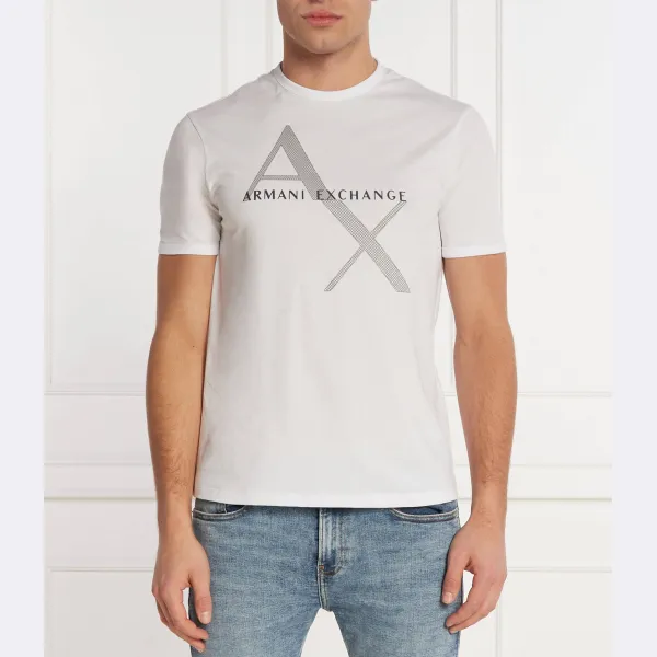 

Футболка стандартного кроя Armani Exchange, белый