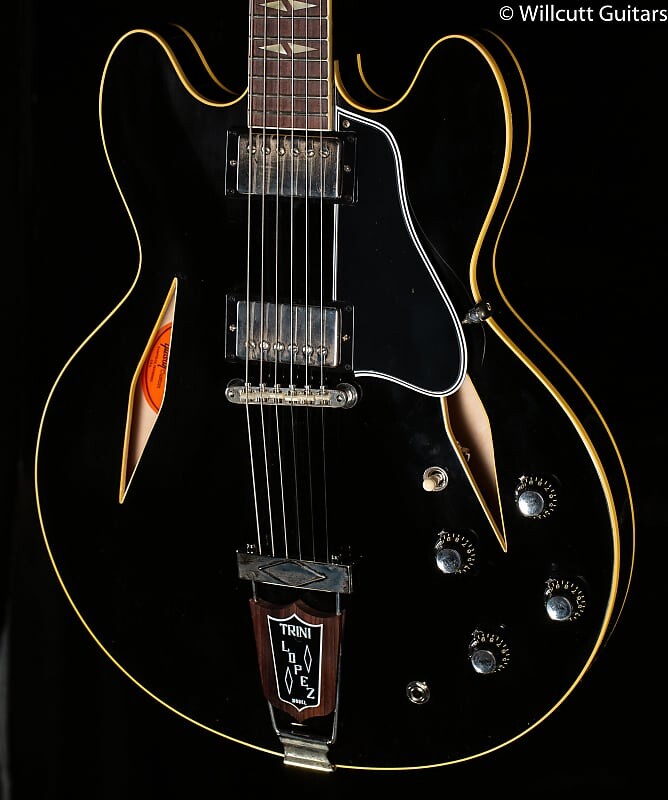 

Электрогитара Gibson Murphy Lab 1964 Trini Lopez Standard Reissue Ebony Ultra Light Aged - 111406-8.06 lbs