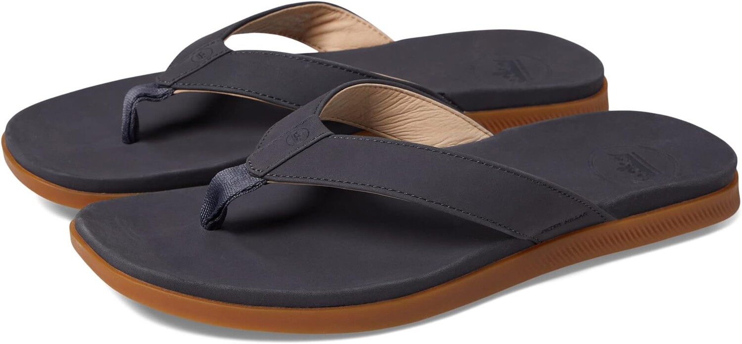

Шлепанцы Hyperlight Slide Flip-Flop Peter Millar, цвет Ocean Blue Nubuck