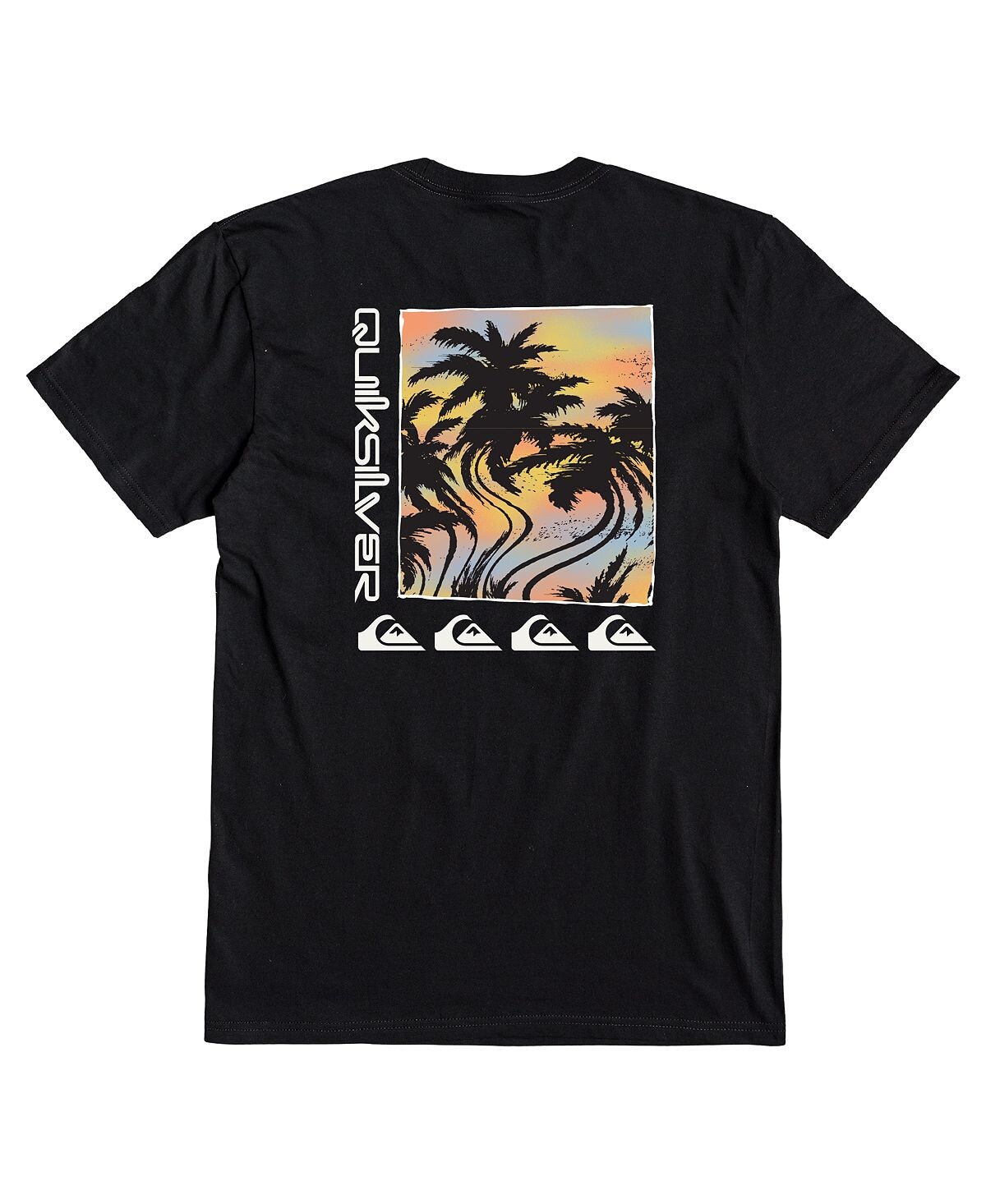 

Мужская футболка классического кроя с плакатом Quiksilver