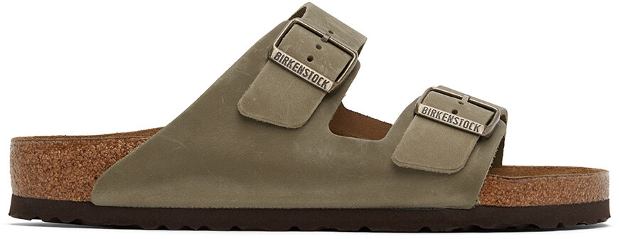 

Сандалии Birkenstock Taupe Regular из промасленной кожи Arizona
