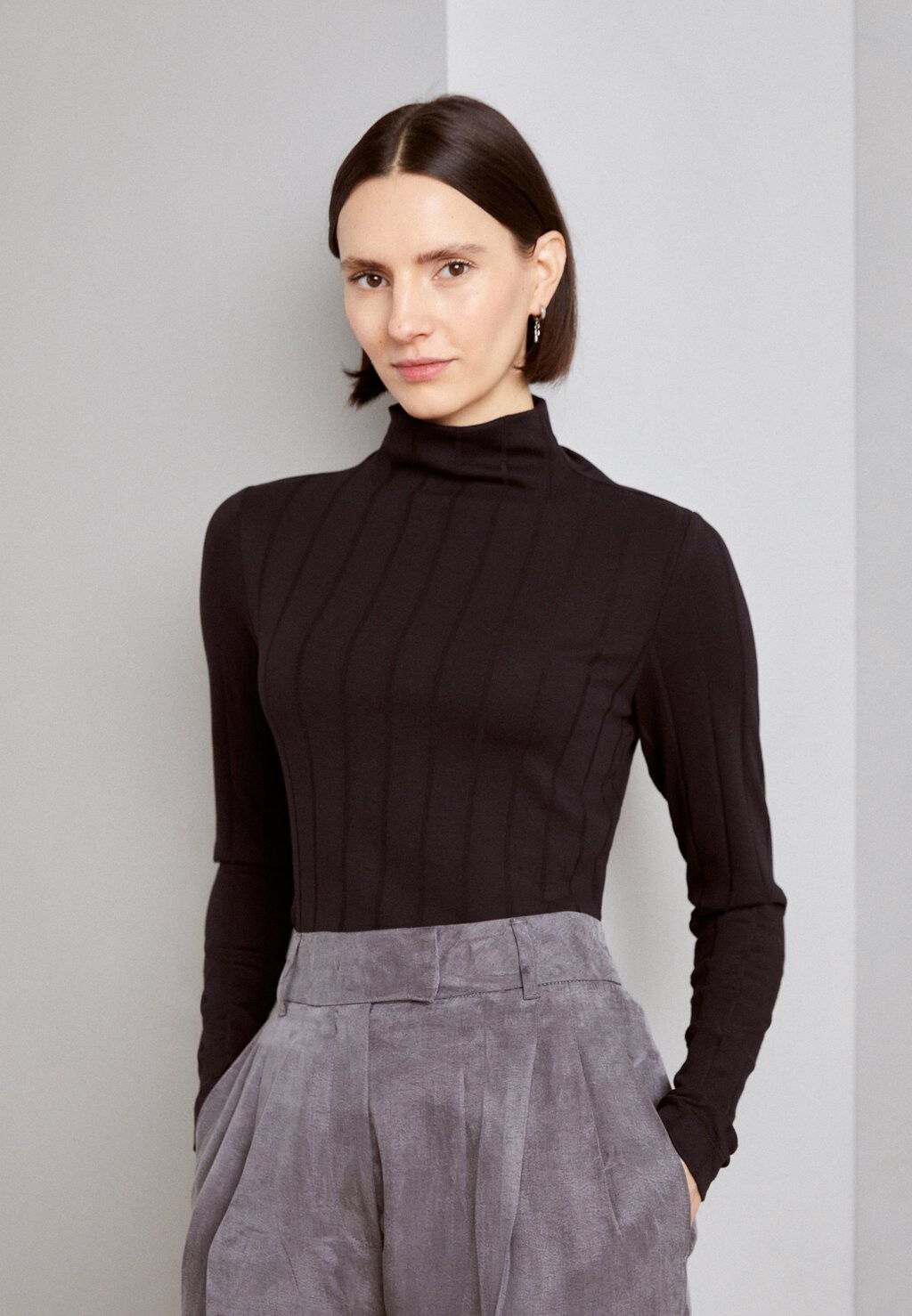 

Рубашка с длинным рукавом Esprit, цвет black
