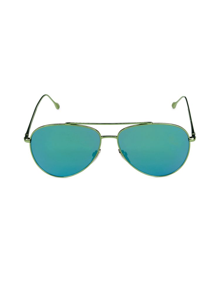 солнцезащитные очки авиаторы 60mm web черный Солнцезащитные очки-авиаторы 60MM Isabel Marant, зеленый