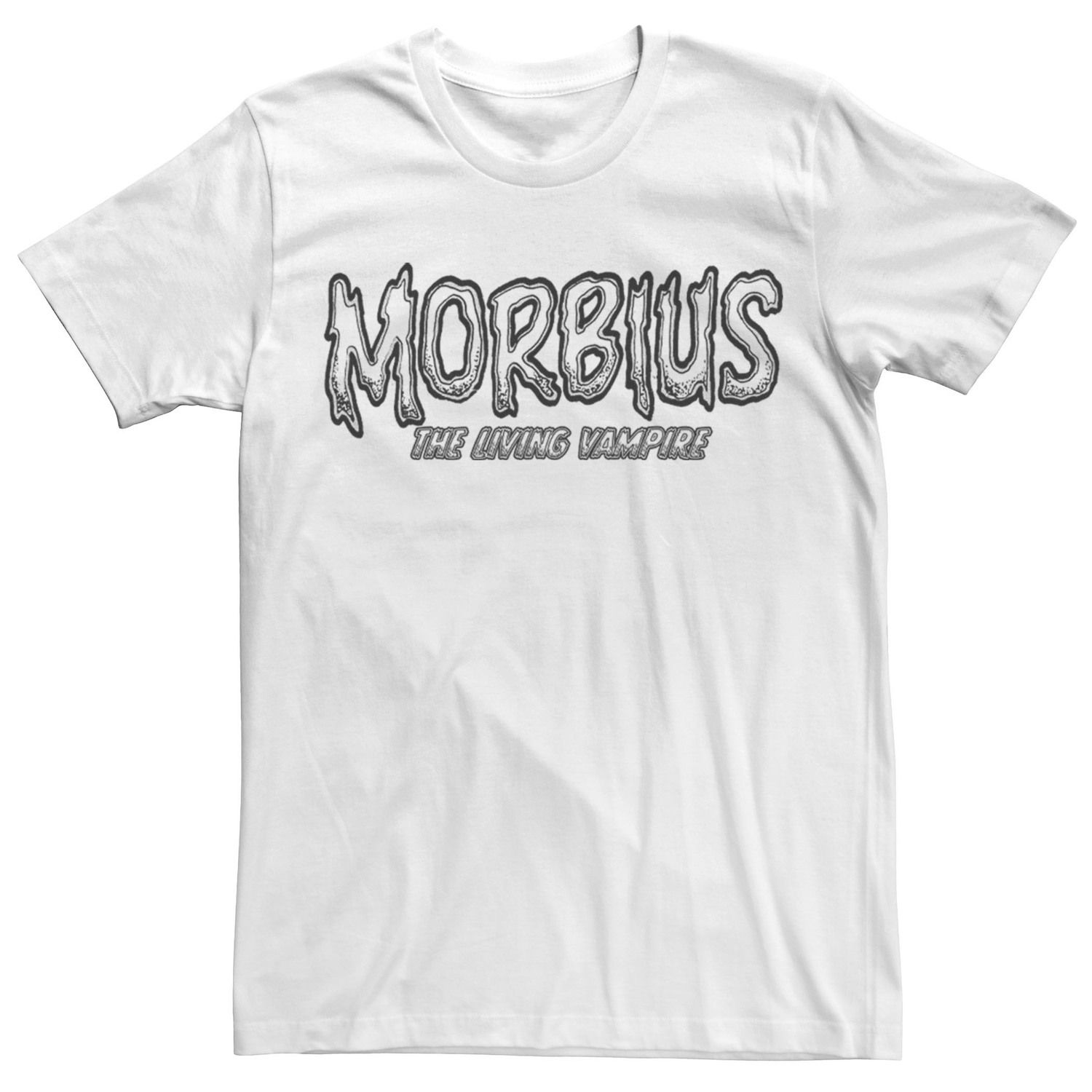 Мужская футболка с логотипом Morbius The Living Vampire Marvel эмси фигурка marvel legends venom morbius the living vampire