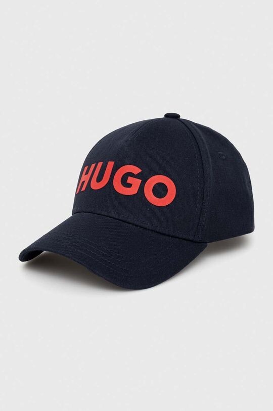 

Хлопковая бейсболка Hugo, темно-синий