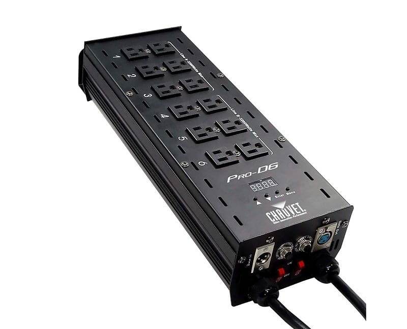 

Контроллер освещения Chauvet Pro-D6 6-Channel DMX Dimmer Pack
