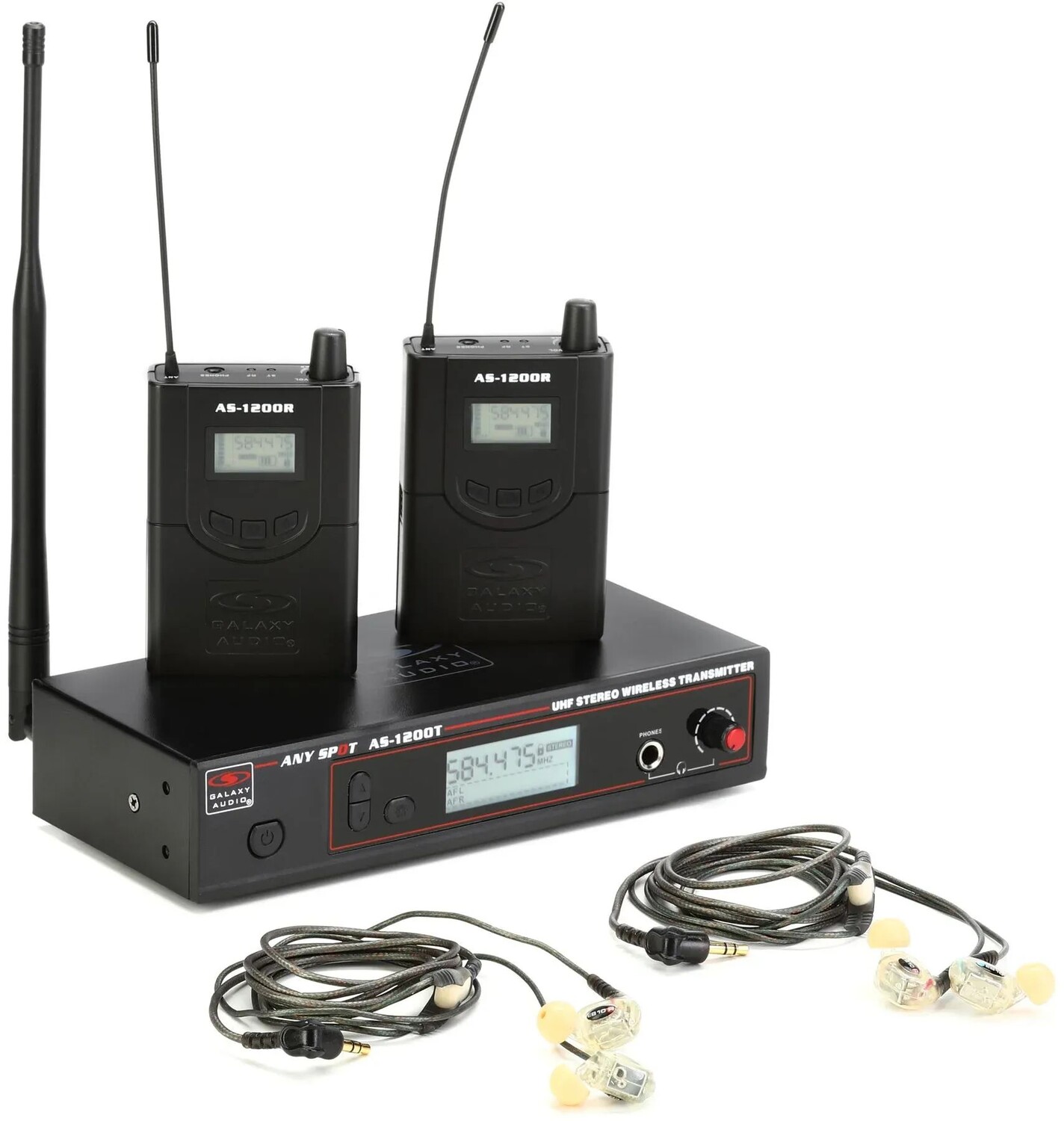 

Беспроводная система внутриканального монитора Galaxy Audio AS-1210-2D — диапазон D
