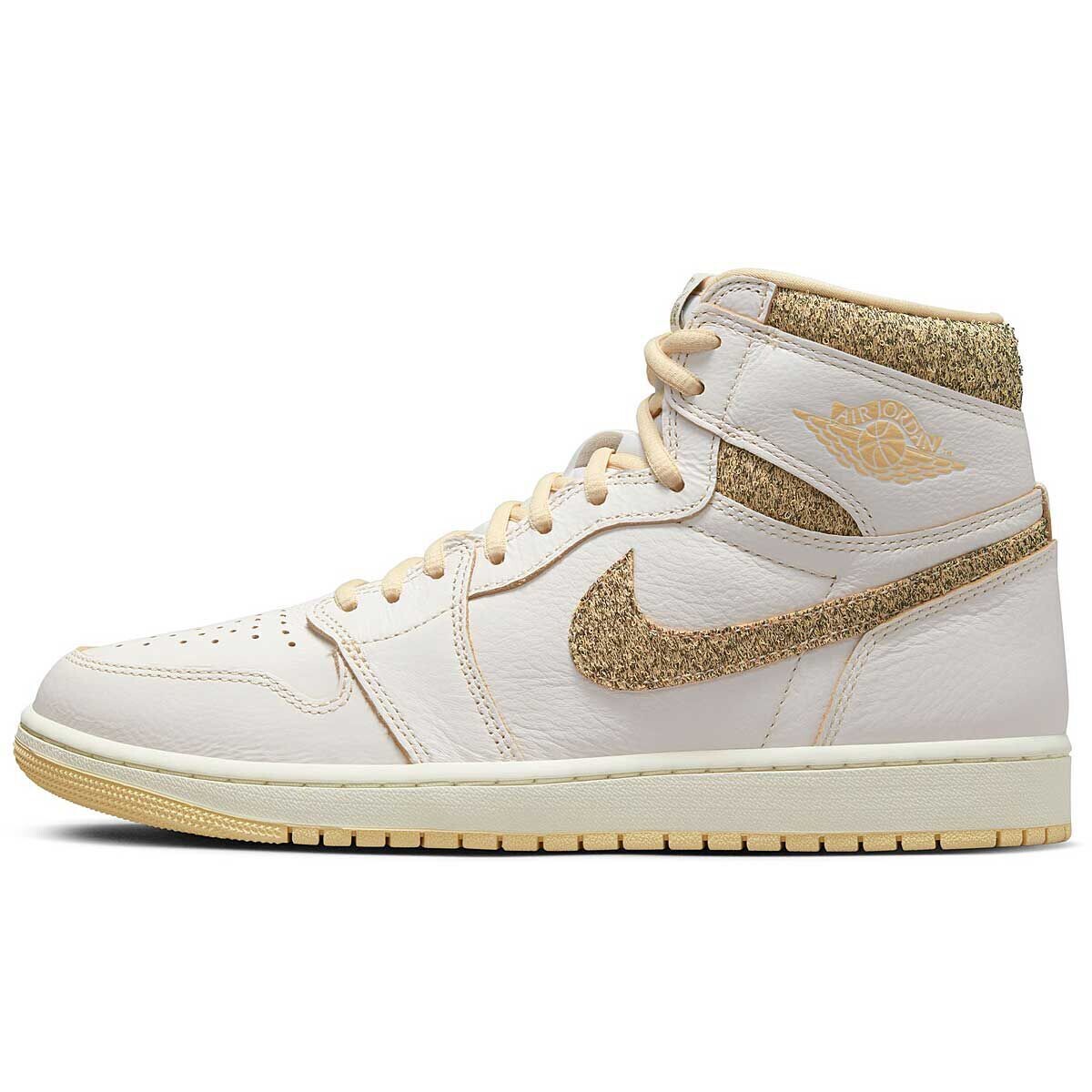 

Кроссовки Air Jordan 1 Retro HI OG Craft, цвет Beige/Blasses Vanille/Schwarz