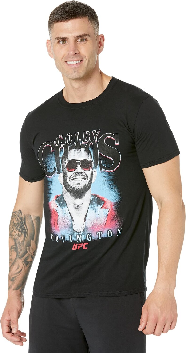 

Винтажная футболка Colby Covington Star UFC, черный