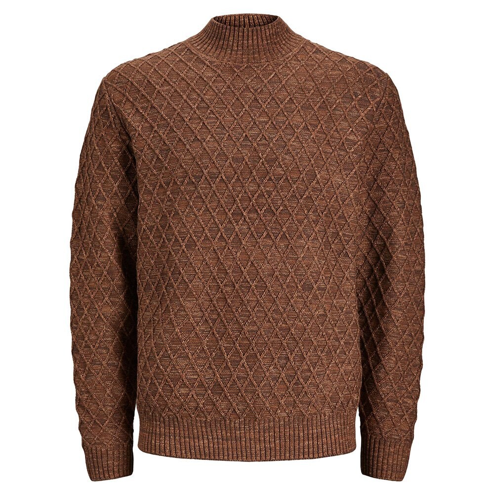 

Свитер Jack & Jones Ccziggi Mock Neck, коричневый