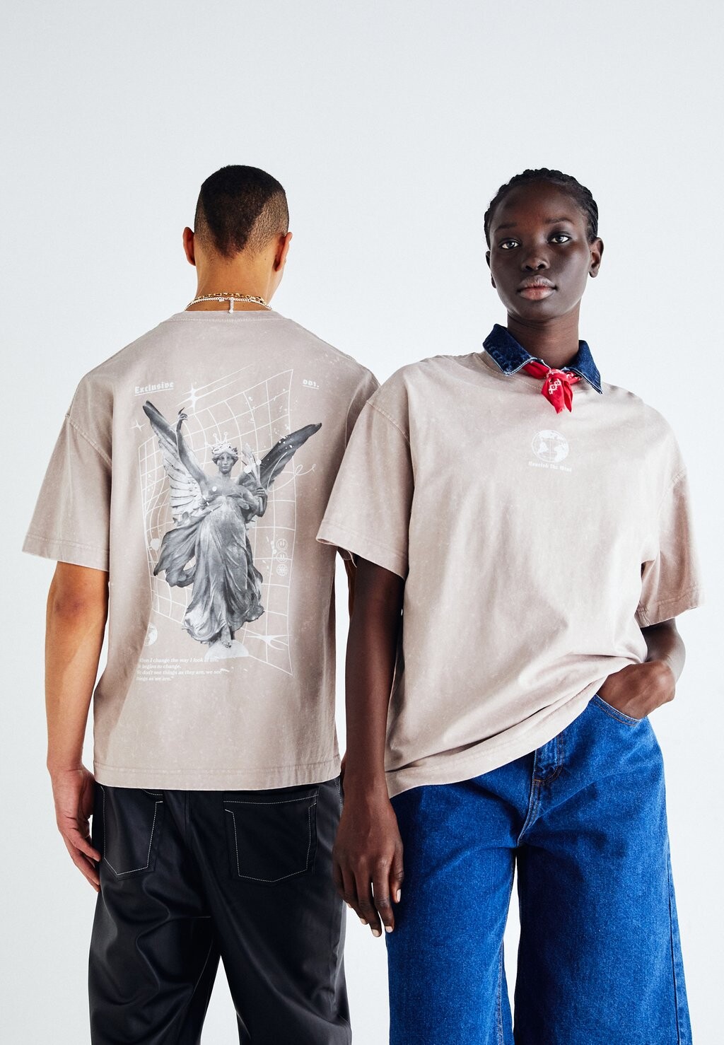 

Футболка с принтом JOROLAF TEE CREW NECK UNISEX Jack & Jones, цвет atmosphere