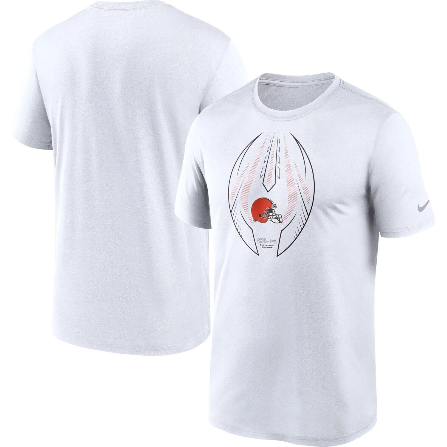 

Мужская белая футболка Cleveland Browns Legend Icon Nike, Белый