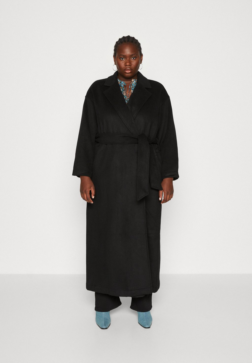 Пальто классическое Objclara Oversize Coat Object, черный
