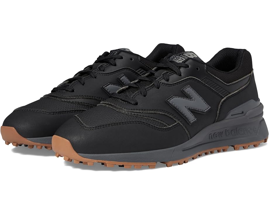 Кроссовки New Balance Golf 997 SL Golf Shoes, цвет Black/Grey