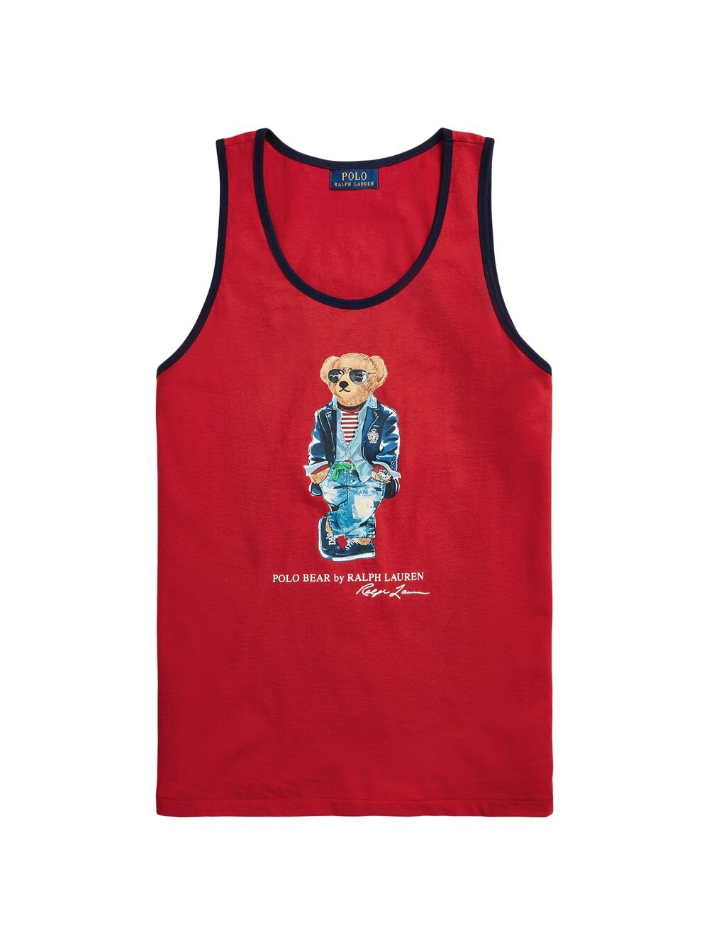 

Майка с логотипом медведя Polo Ralph Lauren, красный