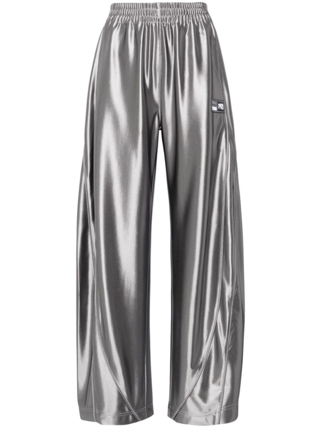 

Alexander Wang широкие брюки металлик, серебристый