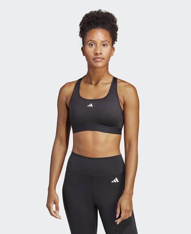 

Спортивный бюстгальтер adidas Performance, черный