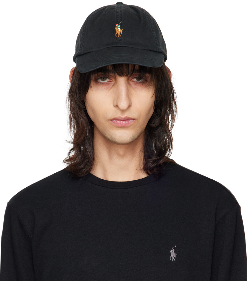 

Черная бейсболка Polo Ralph Lauren