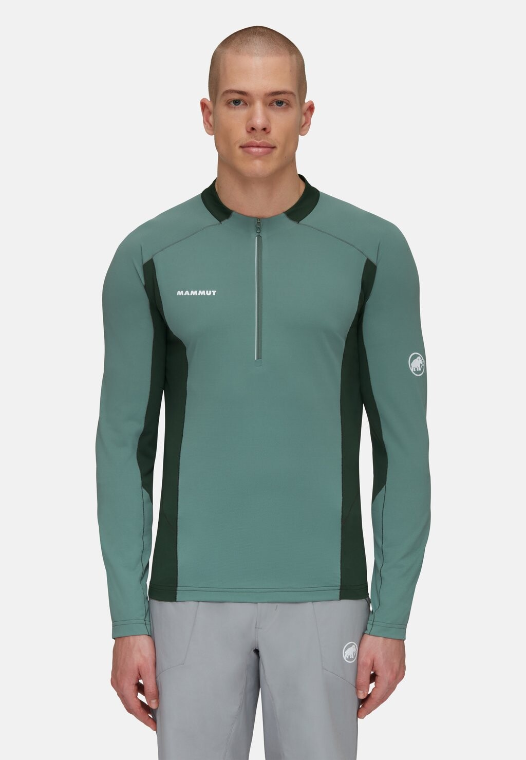 

Футболка с длинными рукавами Mammut, зеленый