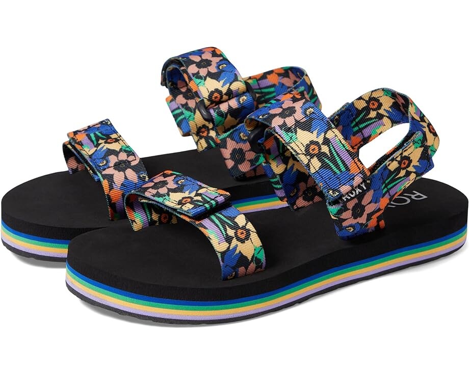 

Сандалии Roxy Cage, цвет Black/Blue