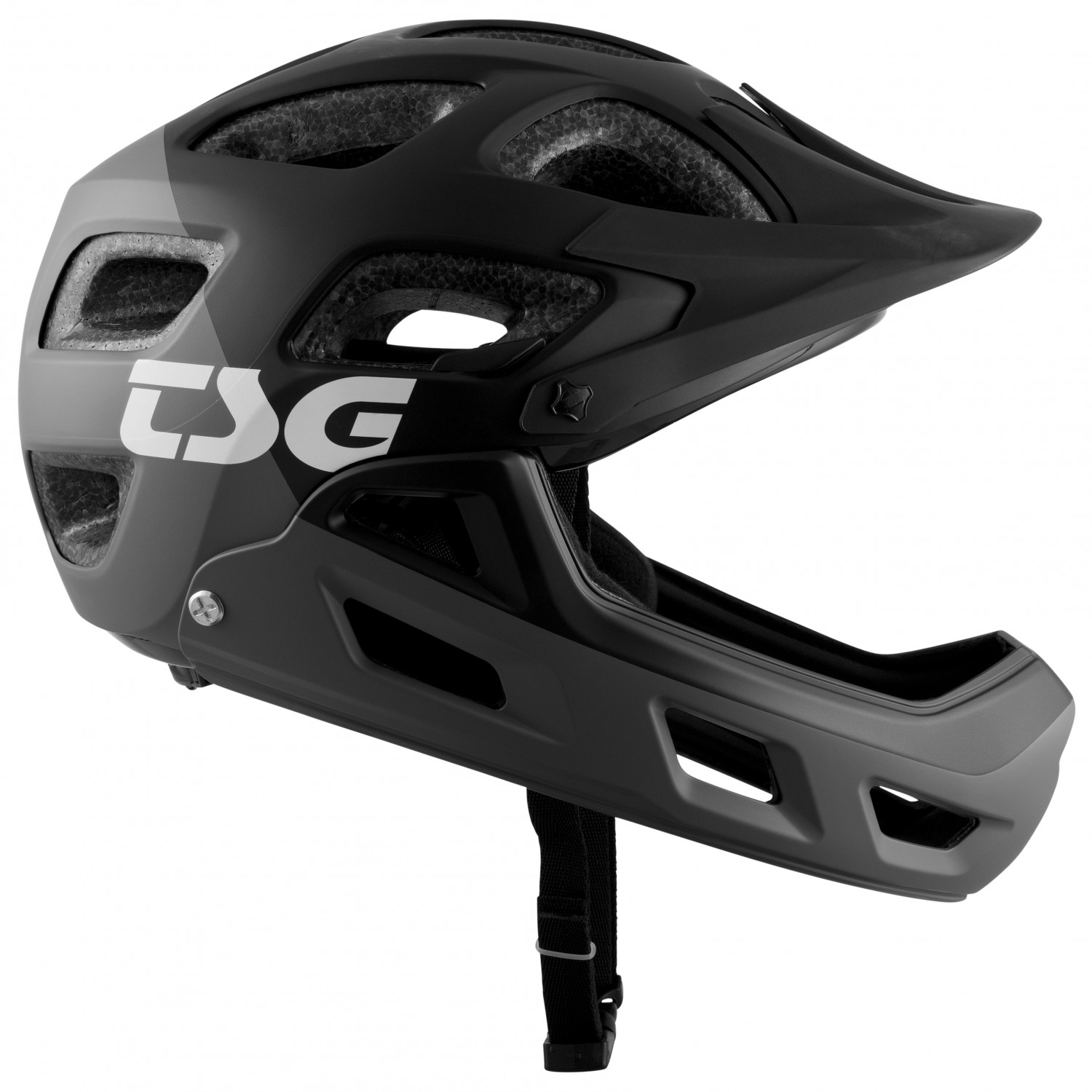 Велосипедный шлем Tsg Seek Fr Graphic Design, цвет Flow Grey/Black
