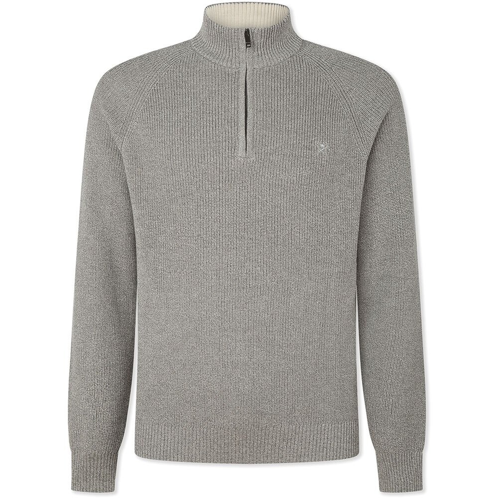 

Свитер Hackett Mouline Half Zip, серый