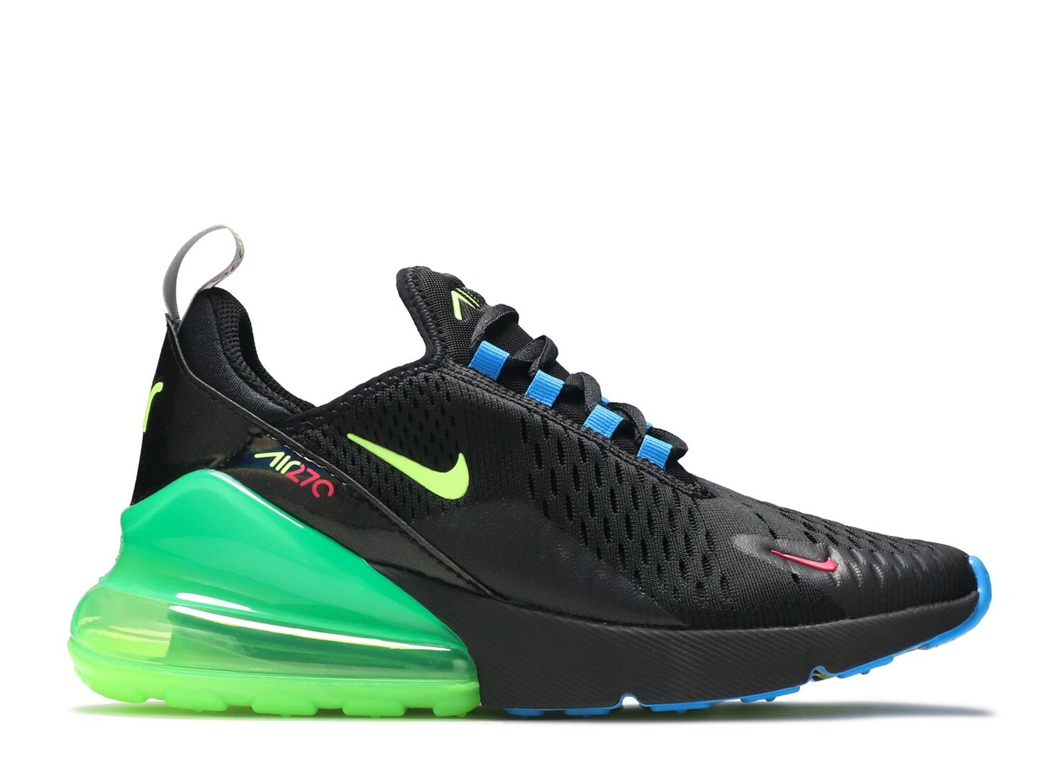 

Кроссовки Nike Air Max 270 Gs 'Black Ghost Green', черный